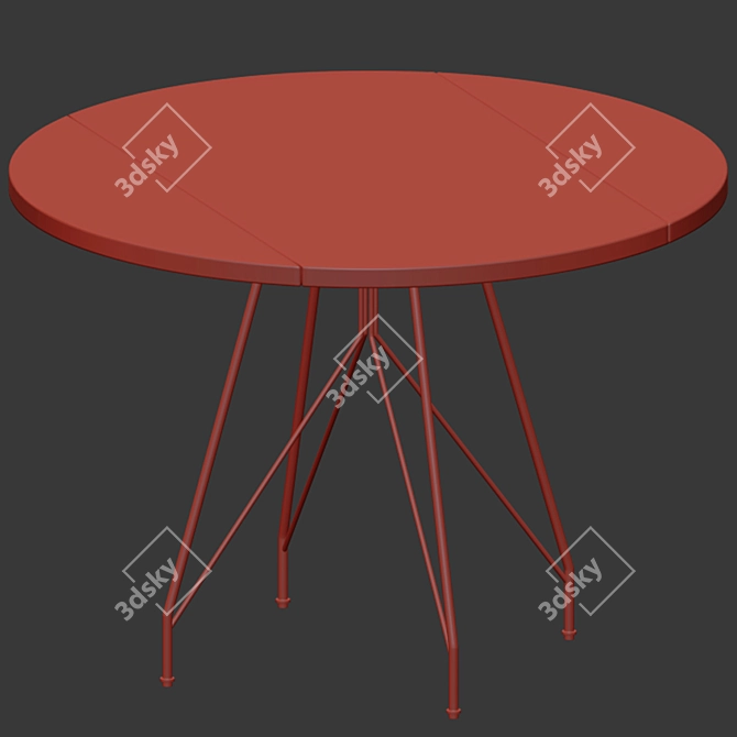 Modern Saarinen Dining Set 3D model image 4