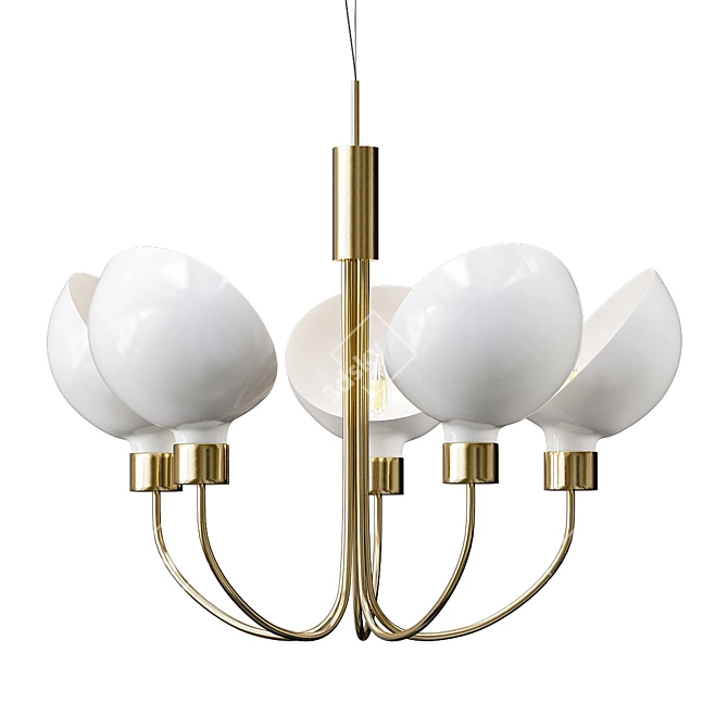 Elegant British Home Lighting 3D model image 1