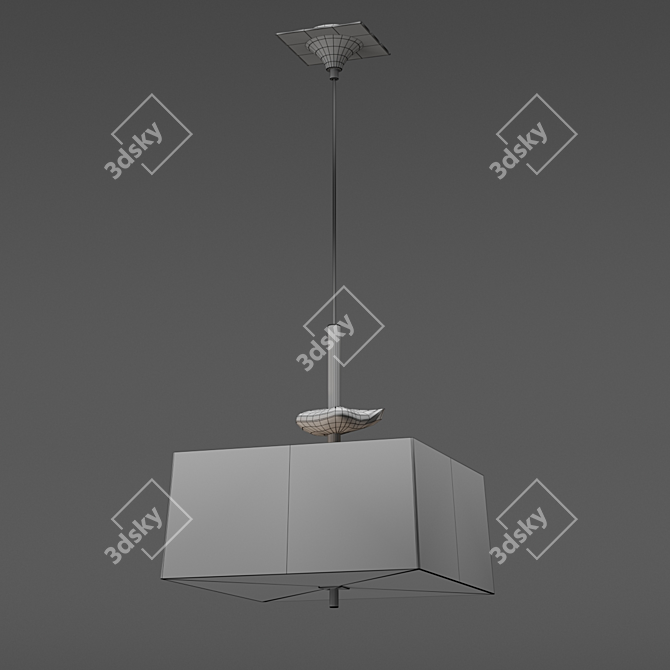 Akira Chandelier: Elegant and Energy-Efficient 3D model image 2