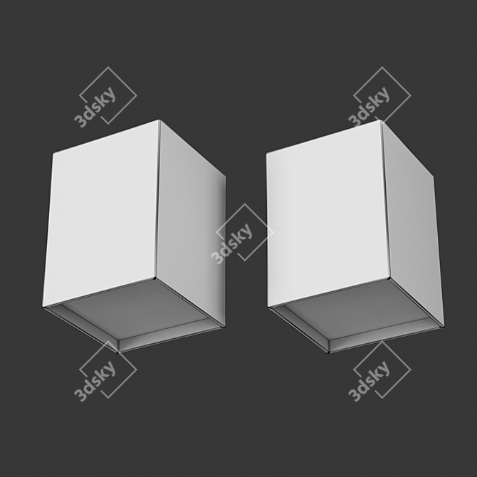 Mantra KAILUA Wall Lamp with Aluminum Shade 3D model image 2