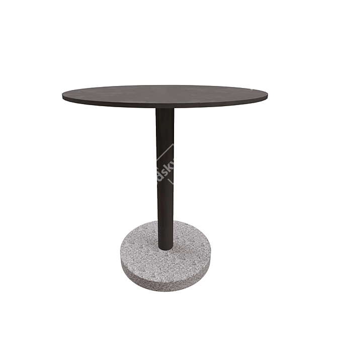 Geometric Coffee Table: Sleek Design 3D model image 1