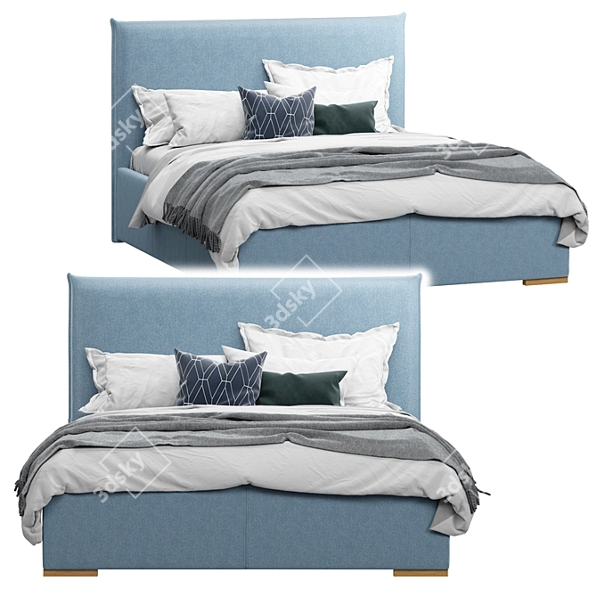 Sherst Heave King Size Bed 3D model image 1