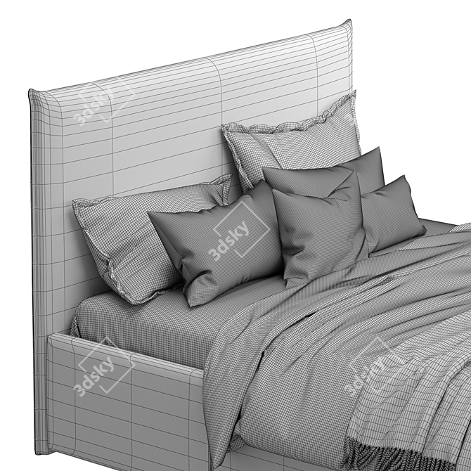 Sherst Heave King Size Bed 3D model image 5