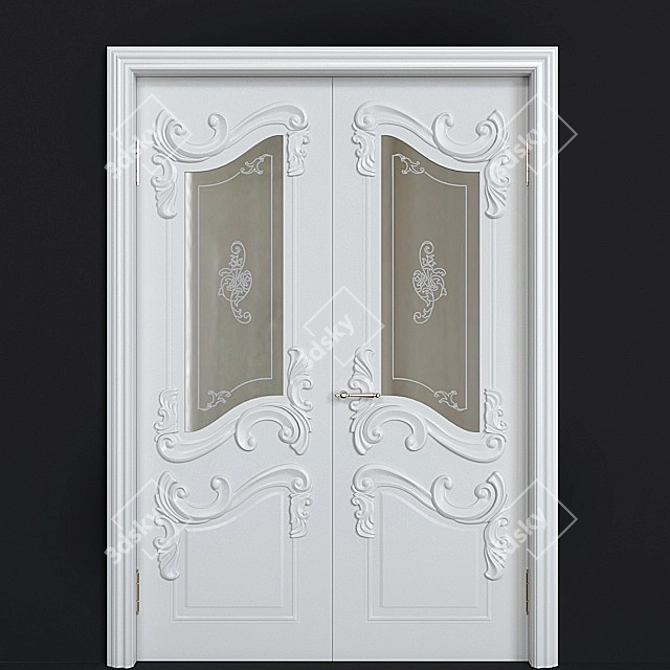 Elegant Dariano Versal Doors 3D model image 1