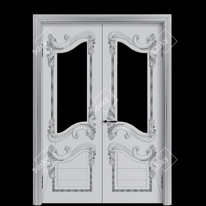 Elegant Dariano Versal Doors 3D model image 3