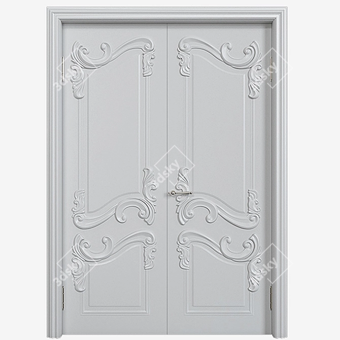 Elegant Dariano Versal Doors 3D model image 7