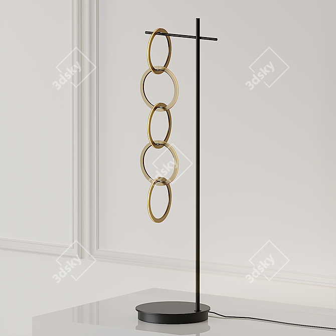 Circus Floor Light: Elegant Illumination by RESIDENT 3D model image 1