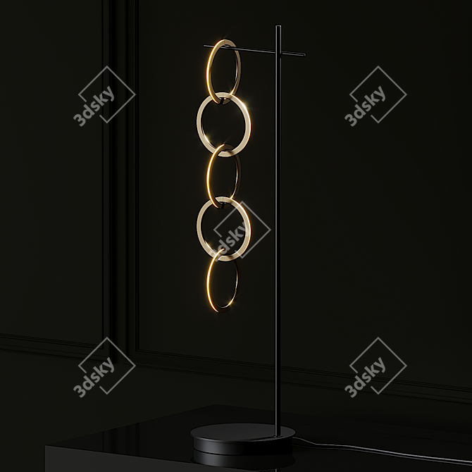 Circus Floor Light: Elegant Illumination by RESIDENT 3D model image 2