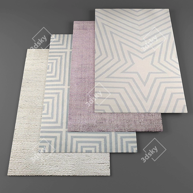 Plantation Rug Collection 3D model image 1