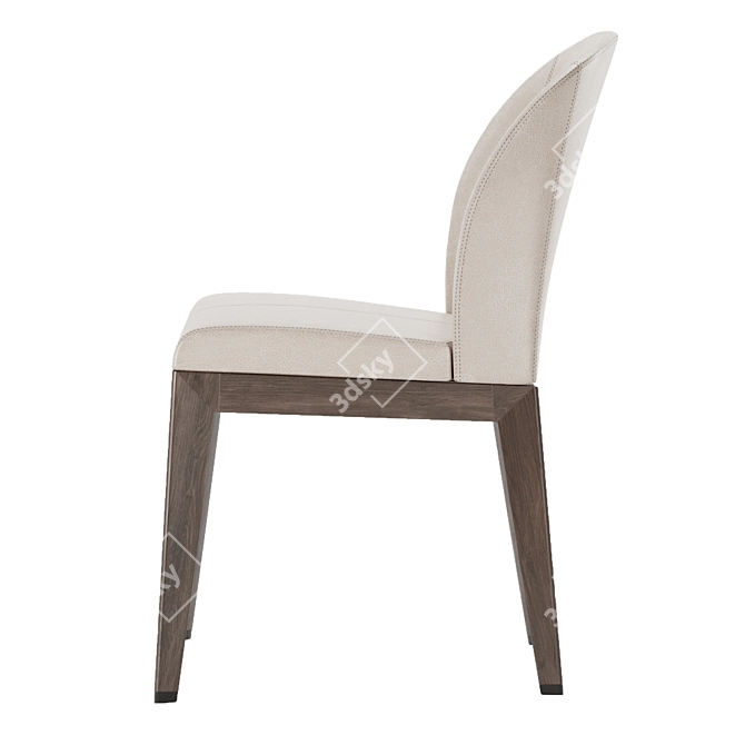 Modern Giorgetti Normal Chair 3D model image 4