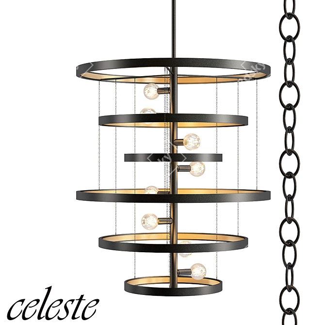 Celeste 2013 Modern Chandelier 3D model image 1