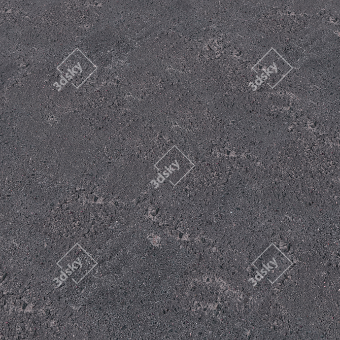 High-Quality Asphalt Material 3D model image 1