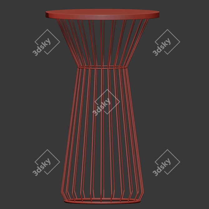 Retro Chic Bar Set with Deja Vu Stool 3D model image 4