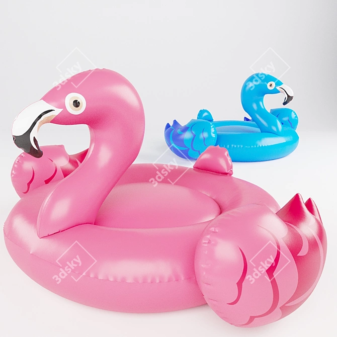 Flamingo Fun Float 3D model image 1