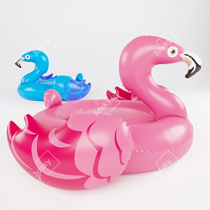 Flamingo Fun Float 3D model image 3