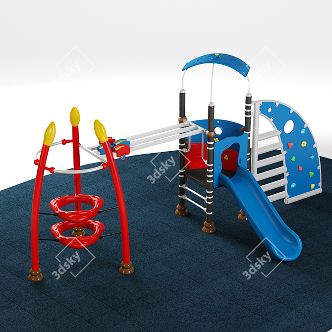 Fun-Filled Adventure: Kids Playground 04 3D model image 2