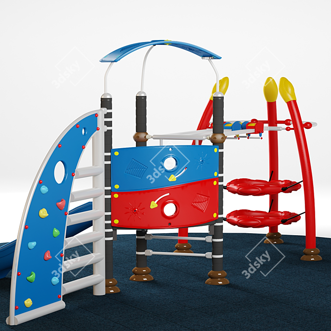 Fun-Filled Adventure: Kids Playground 04 3D model image 3