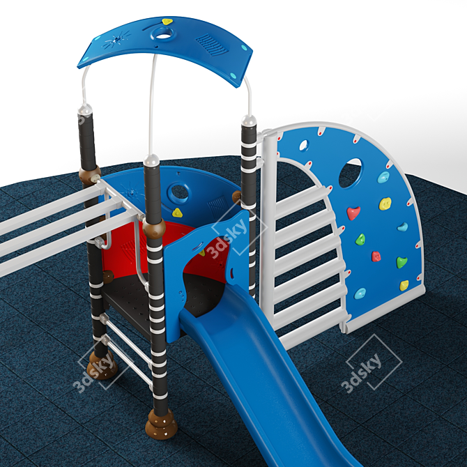 Fun-Filled Adventure: Kids Playground 04 3D model image 4