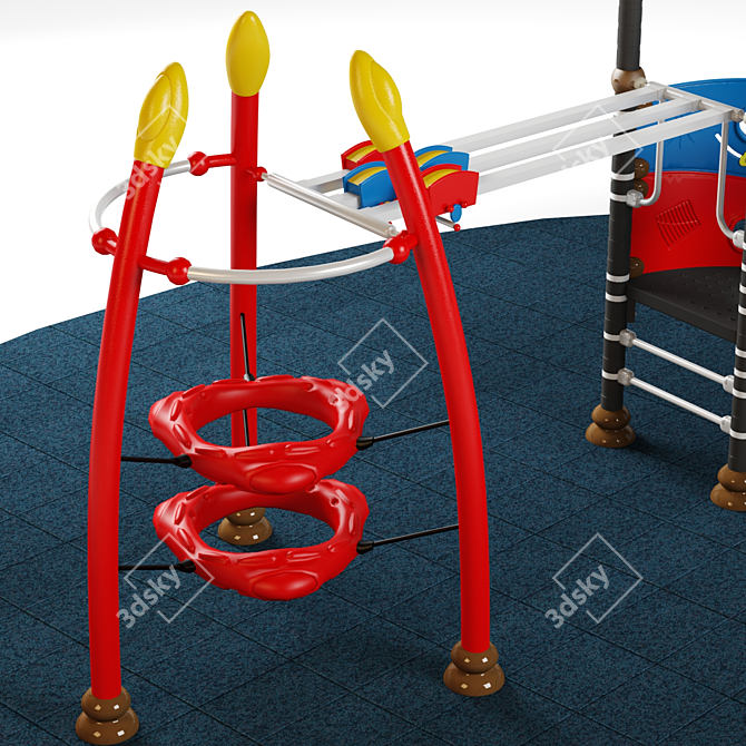 Fun-Filled Adventure: Kids Playground 04 3D model image 5