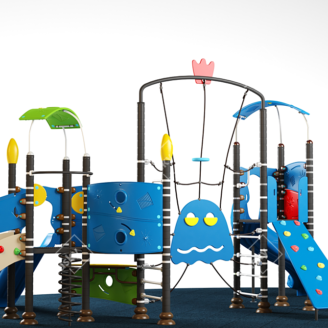 Adventure Jungle: Kids Playground Set 3D model image 2