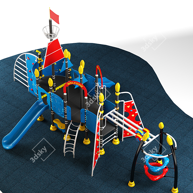 Slide&Climb: Ultimate Kids Playground 3D model image 5