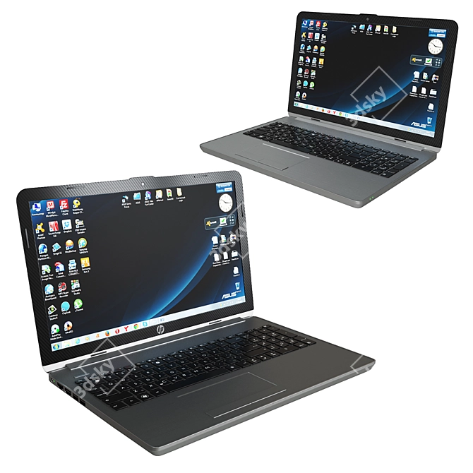 HP Notebook PC - Powerful and Portable 3D model image 1