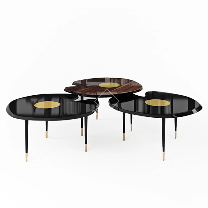 FENDI CASA Fleurette Coffee Table 3D model image 4