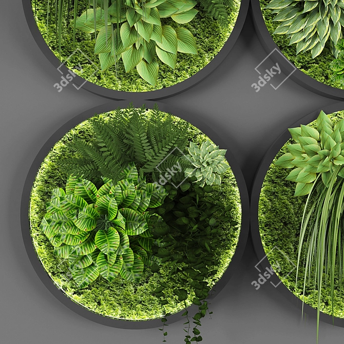 Green Living Wall System: Phytowall 3D model image 2