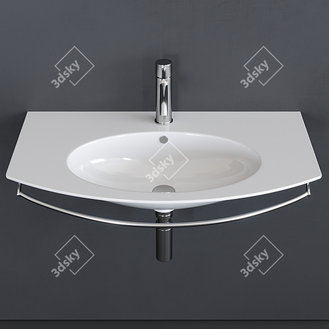 Catalano Velis Wall-mounted Washbasin 3D model image 3