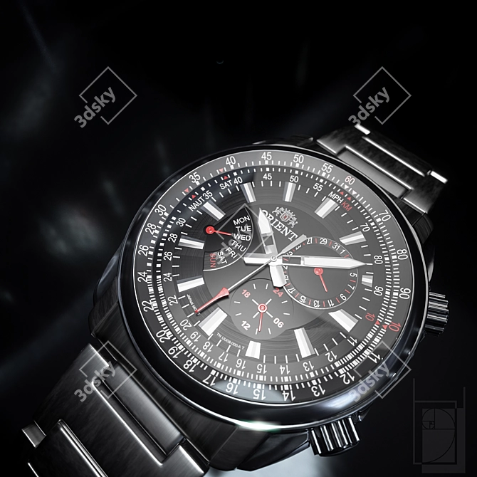 ORIENT SPORTY QUARTZ Watch 3D model image 2