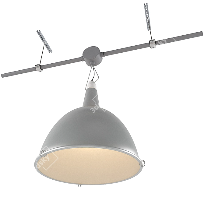 Title suggestion: Industrial Pendant Lighting 3D model image 1