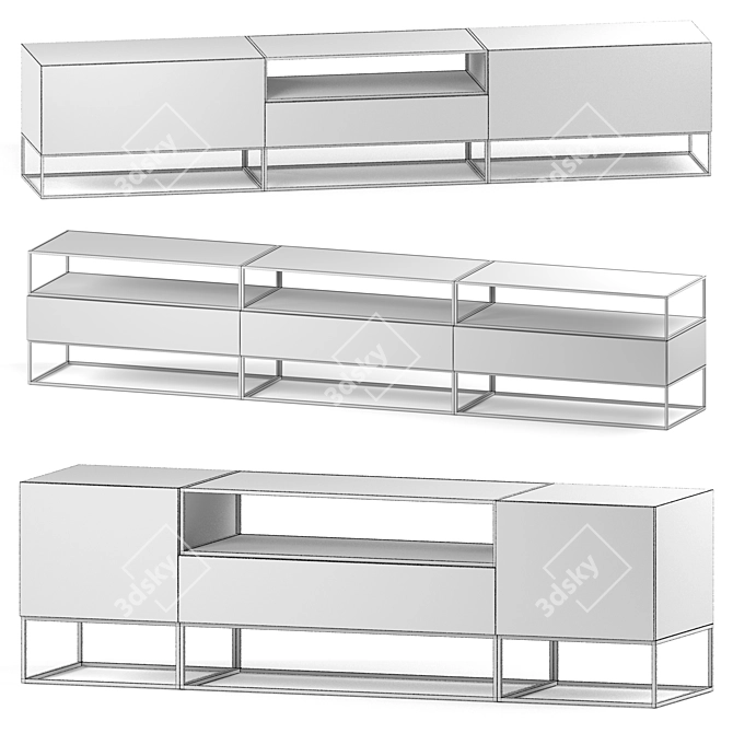 Modular Elegance: Unit Ditre Italia 3D model image 2