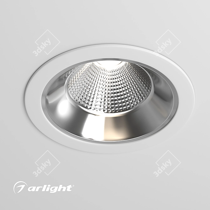 Innovative LED Downlight for Superior Lighting 3D model image 1