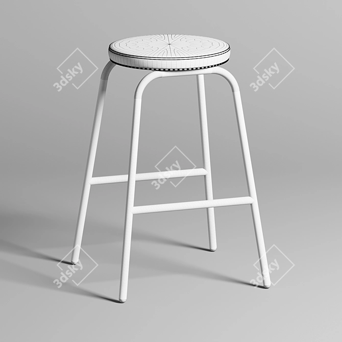 Delo Design TPU Bar Stool 3D model image 2