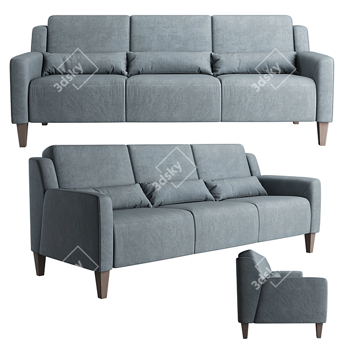 Cabo Loft Sofa: Stylish, Comfortable, and Versatile 3D model image 1