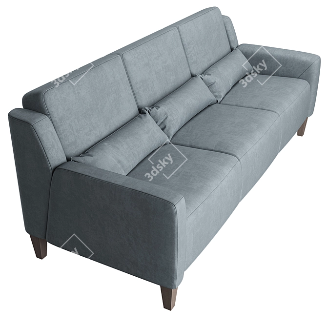 Cabo Loft Sofa: Stylish, Comfortable, and Versatile 3D model image 3