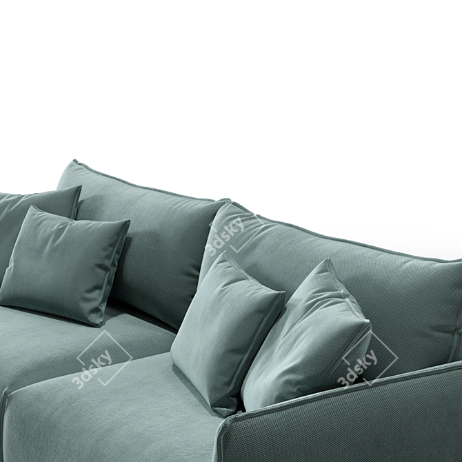 SP01 MAX Sofa: Innovative Design, Maximum Comfort 3D model image 2