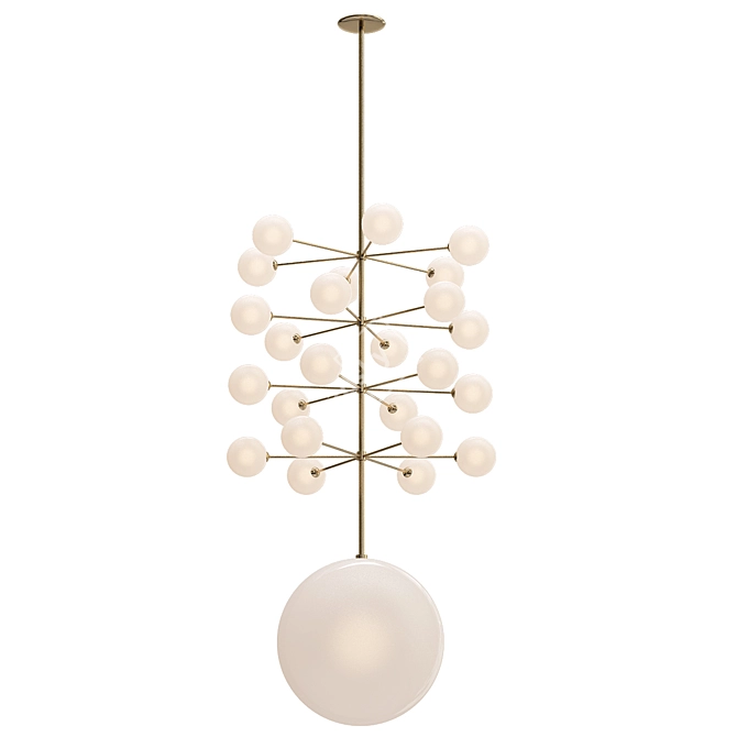 Epic Sphere Pendant Light 3D model image 1