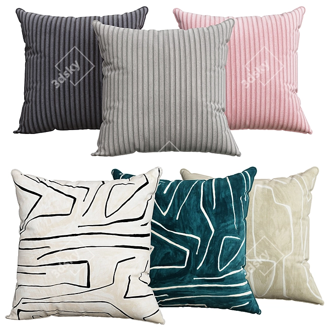 Cozy Dreams: Pillows 30 for Perfect Decor 3D model image 1