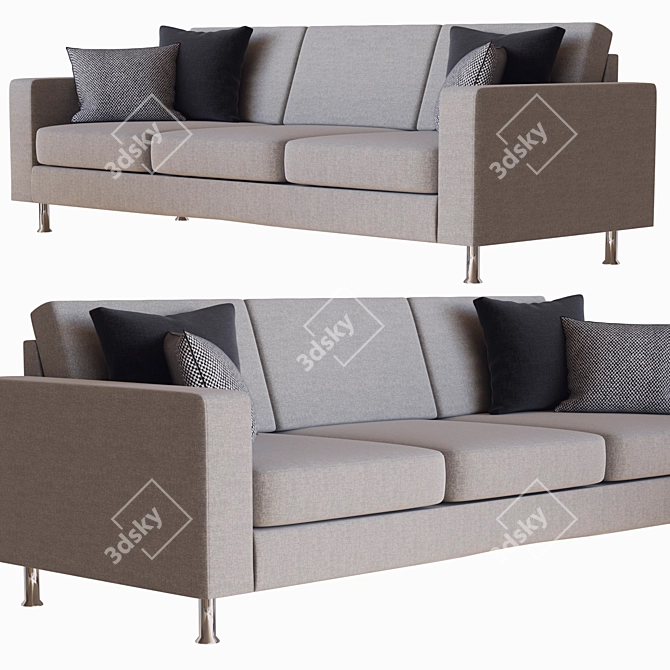 Indivi Sofa: Modern Elegance by BoConcept 3D model image 1