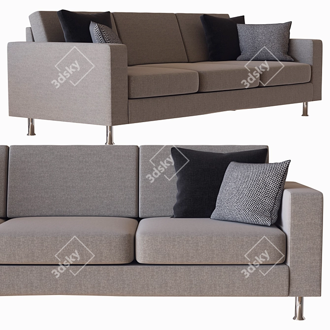 Indivi Sofa: Modern Elegance by BoConcept 3D model image 2