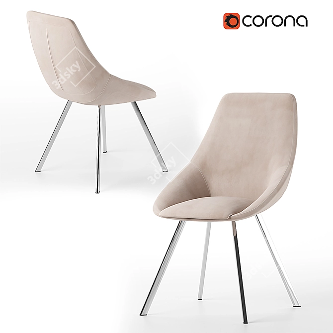 Elegant M29 Chair: Sleek Design for Comfort 3D model image 1