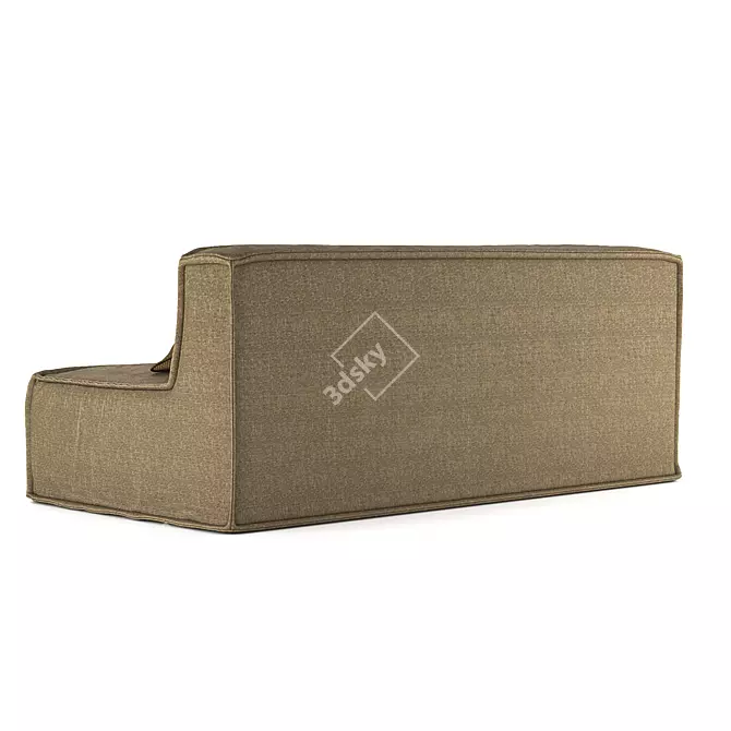 Tommy Milano: Comfortable Folding Sofa 3D model image 4