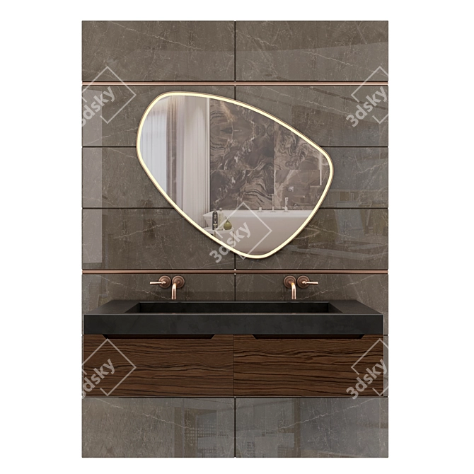 Modern Bathroom 3D Models 3D model image 1