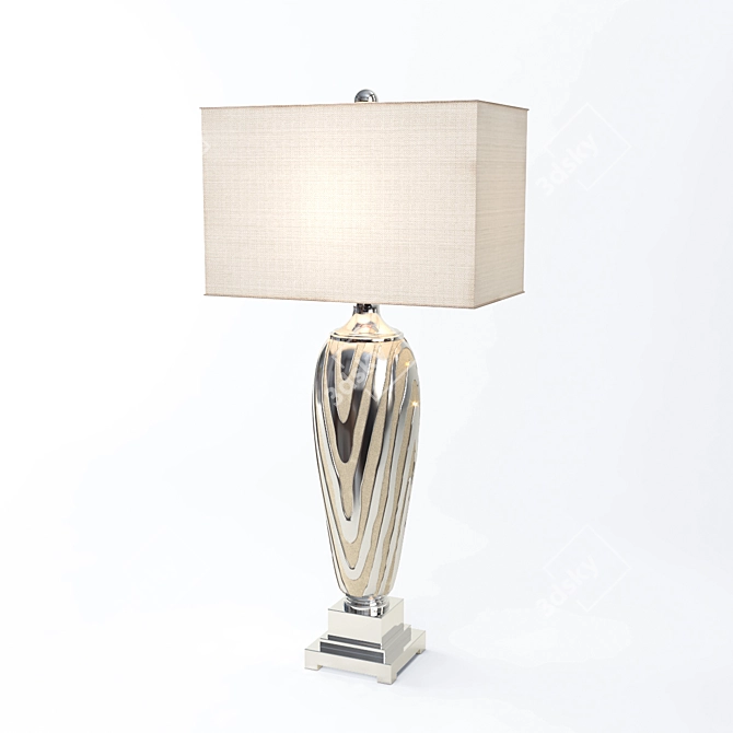 Allegheny Ceramic Table Lamp 3D model image 1