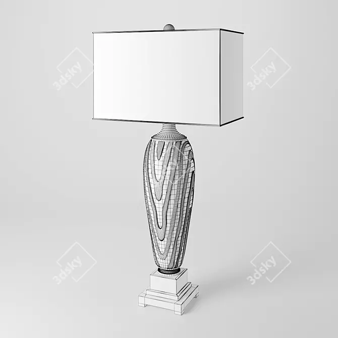 Allegheny Ceramic Table Lamp 3D model image 4