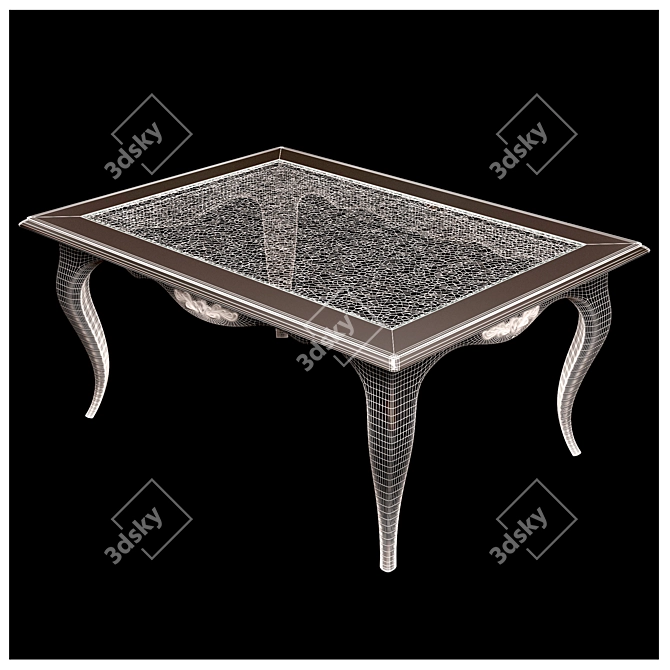 Modern Coffee Table with Sleek Design 3D model image 4