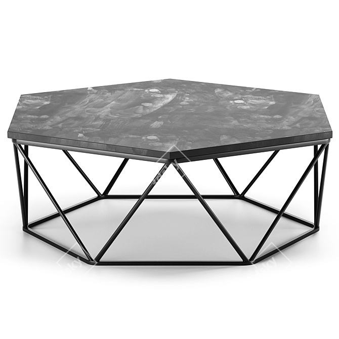 Contemporary Polygon Coffee Table 3D model image 3