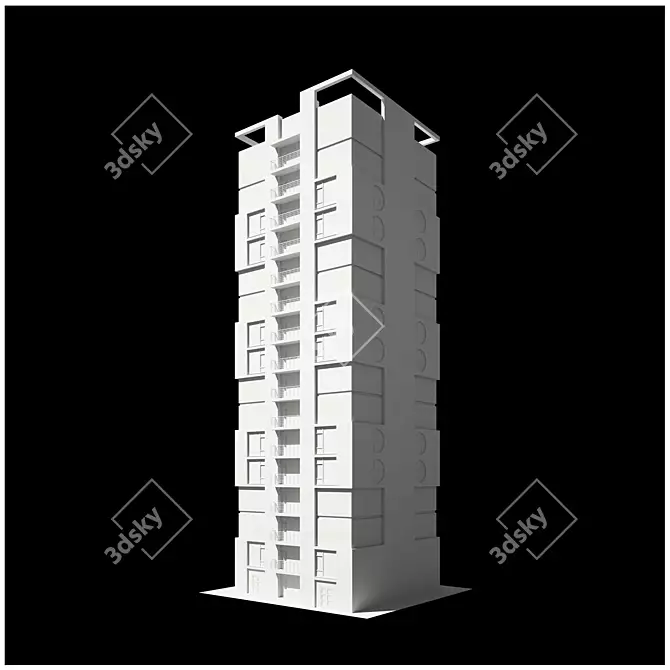 Title: Modern Office Building H04/05 3D model image 3