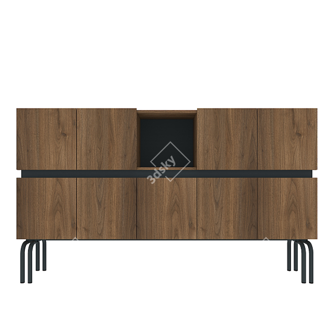 Elegant KRANZ Executive Table Set 3D model image 3